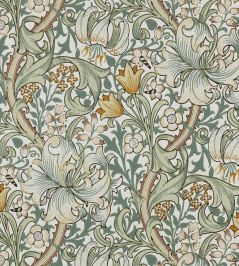 Golden Lily Wallpaper by Morris & Co Sage Golden Lily Wallpaper by Morris & Co Sage
