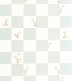 Goose Wallpaper by Caselio Bleu clair Goose Wallpaper by Caselio Bleu clair