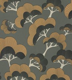Goyo Matsu Wallpaper by Casadeco Vert Taiga Goyo Matsu Wallpaper by Casadeco Vert Taiga