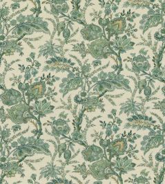 Jewel Indienne Fabric by GP & J Baker Emerald Jewel Indienne Fabric by GP & J Baker Emerald
