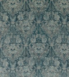 Lapura Velvet Fabric by GP & J Baker Blue Lapura Velvet Fabric by GP & J Baker Blue