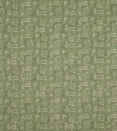 Pomegranate Fabric by GP & J Baker Green Pomegranate Fabric by GP & J Baker Green