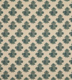 Poppy Paisley Fabric by GP & J Baker Indigo Poppy Paisley Fabric by GP & J Baker Indigo