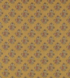 Poppy Paisley Fabric by GP & J Baker Ochre Poppy Paisley Fabric by GP & J Baker Ochre