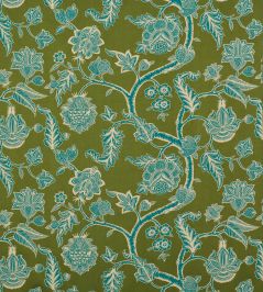 Kelway Fabric by GP & J Baker Moss/Teal Kelway Fabric by GP & J Baker Moss/Teal