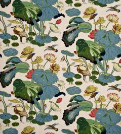 Nympheus Linen Fabric by GP & J Baker Stone/Pistachio Nympheus Linen Fabric by GP & J Baker Stone/Pistachio