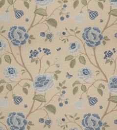 Lillington Fabric by GP & J Baker Soft Blue Lillington Fabric by GP & J Baker Soft Blue