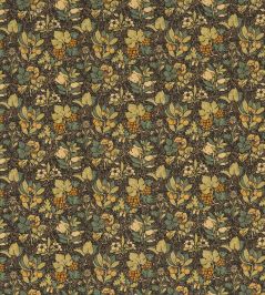 Meadow Fruit Fabric by GP & J Baker Charcoal/Green Meadow Fruit Fabric by GP & J Baker Charcoal/Green