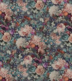 Royal Garden Linen Fabric by GP & J Baker Jewel Royal Garden Linen Fabric by GP & J Baker Jewel