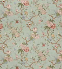 Oriental Bird Signature Fabric by GP & J Baker Eau De Nil Oriental Bird Signature Fabric by GP & J Baker Eau De Nil