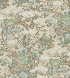 Rockbird Signature Fabric by GP & J Baker Soft Blue Rockbird Signature Fabric by GP & J Baker Soft Blue