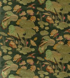 Nympheus Velvet Fabric by GP & J Baker Emerald Nympheus Velvet Fabric by GP & J Baker Emerald