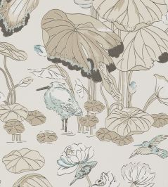 Nympheus Wallpaper by GP & J Baker Linen Nympheus Wallpaper by GP & J Baker Linen