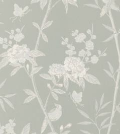 Peony & Blossom Wallpaper by GP & J Baker Soft Blue Peony & Blossom Wallpaper by GP & J Baker Soft Blue