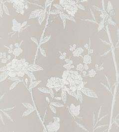 Peony & Blossom Wallpaper by GP & J Baker Soft Grey Peony & Blossom Wallpaper by GP & J Baker Soft Grey