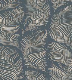 Grace Wallpaper by Sandberg Midnight Blue Grace Wallpaper by Sandberg Midnight Blue
