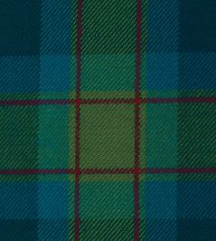 Grampian Mod Fabric by The Isle Mill Blue/Green Grampian Mod Fabric by The Isle Mill Blue/Green