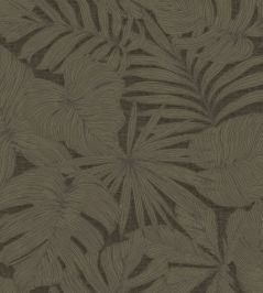 Granada Wallpaper by Casadeco Noir Fusain Granada Wallpaper by Casadeco Noir Fusain