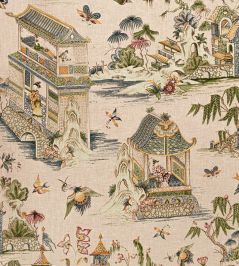 Grand Palace Fabric by Thibaut Blush Grand Palace Fabric by Thibaut Blush