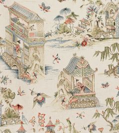 Grand Palace Fabric by Thibaut Taupe Grand Palace Fabric by Thibaut Taupe