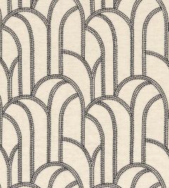Grand Rex Fabric by Camengo Black & White Grand Rex Fabric by Camengo Black & White