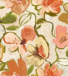 Grande Amelia Fabric by Arley House Peachy Grande Amelia Fabric by Arley House Peachy