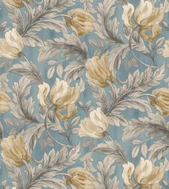 Grande Audley Fabric by Arley House Powder Blue Grande Audley Fabric by Arley House Powder Blue