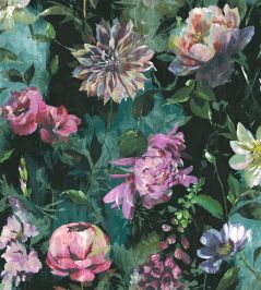 Grande Botanic Fabric by Arley House Twilight Grande Botanic Fabric by Arley House Twilight