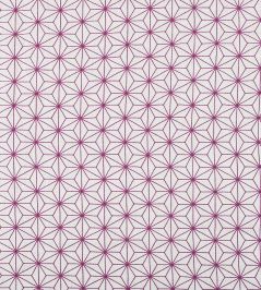 Grande Etoile Fabric by Vanderhurd Cerise/Natural Grande Etoile Fabric by Vanderhurd Cerise/Natural