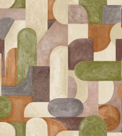 Grande Ikon Fabric by Arley House Clay Grande Ikon Fabric by Arley House Clay