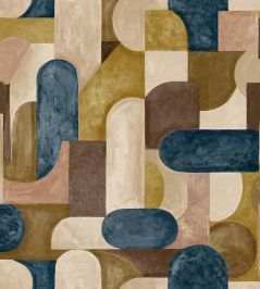 Grande Ikon Fabric by Arley House Sepia Grande Ikon Fabric by Arley House Sepia