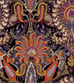 Grande Kashmir Fabric by Arley House Fig Grande Kashmir Fabric by Arley House Fig