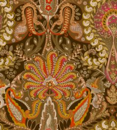Grande Kashmir Fabric by Arley House Saffron Grande Kashmir Fabric by Arley House Saffron