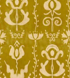 Grandma's Stencil Wallpaper by MINDTHEGAP Mustard Grandma's Stencil Wallpaper by MINDTHEGAP Mustard