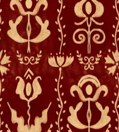 Grandma's Stencil Wallpaper by MINDTHEGAP Scarlet Grandma's Stencil Wallpaper by MINDTHEGAP Scarlet