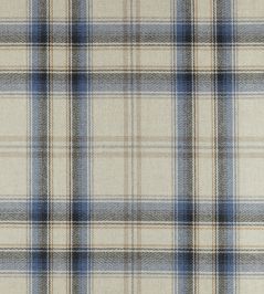 Grantown Fabric by The Isle Mill Blue Jay Grantown Fabric by The Isle Mill Blue Jay