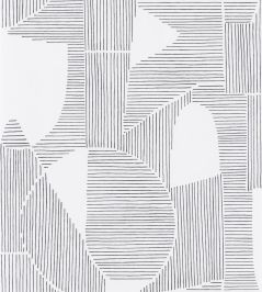 Graphique Wallpaper by Casadeco Noir / Blanc Graphique Wallpaper by Casadeco Noir / Blanc