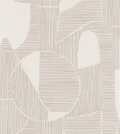 Graphique Wallpaper by Casadeco Taupe / Beige Graphique Wallpaper by Casadeco Taupe / Beige