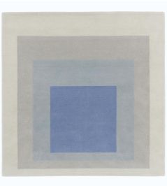 Gray Instrumentation by Josef Albers Rug by CF Editions Grey /Blue Gray Instrumentation by Josef Albers Rug by CF Editions Grey /Blue