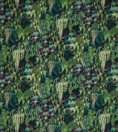 Green Wall Velvet Fabric by Osborne & Little Green Green Wall Velvet Fabric by Osborne & Little Green