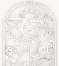 Greenhouse Gathering Arch Mural by Moooi Architectural White Greenhouse Gathering Arch Mural by Moooi Architectural White