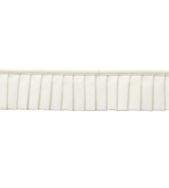 Greer Pleated Border Trimming by Samuel & Sons Pearl Greer Pleated Border Trimming by Samuel & Sons Pearl