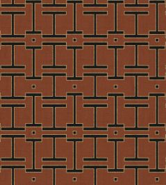 Grid Wallpaper by Coordonne Clay Grid Wallpaper by Coordonne Clay