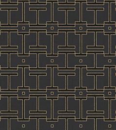 Grid Wallpaper by Coordonne Slate Grid Wallpaper by Coordonne Slate