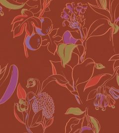 Guanabana Wallpaper by Tres Tintas Terracotta Guanabana Wallpaper by Tres Tintas Terracotta
