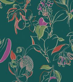 Guanabana Wallpaper by Tres Tintas Turquesa Guanabana Wallpaper by Tres Tintas Turquesa