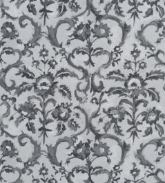 Guerbois Fabric by Designers Guild Charcoal Guerbois Fabric by Designers Guild Charcoal