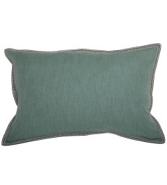 Guethary Cushion by Maison Casamance Celadon Guethary Cushion by Maison Casamance Celadon