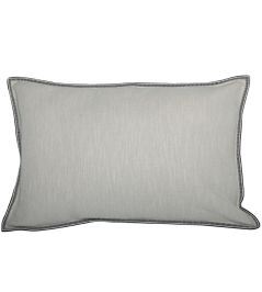 Guethary Cushion by Maison Casamance Grege Guethary Cushion by Maison Casamance Grege