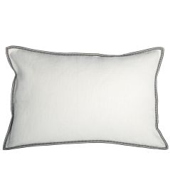 Guethary Cushion by Maison Casamance Ivoire Guethary Cushion by Maison Casamance Ivoire